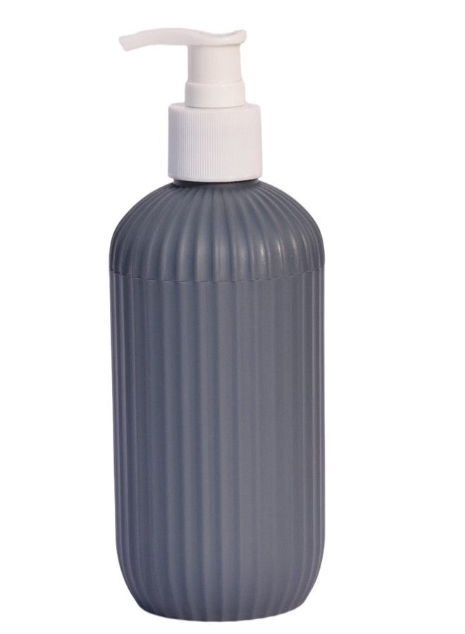 EMOH ROCED Soap Shampoo Conditioner Hand Wash Gel Dispenser Liquid Soap Sanitizer Dispenser for Bathroom Basin Kitchen Sink 350Ml (Pack of 1, Metallic Grey) - Image 1